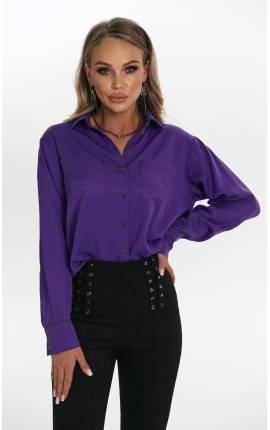 Блуза удлиннёная Ренн лаванда, Размер: 40 XS