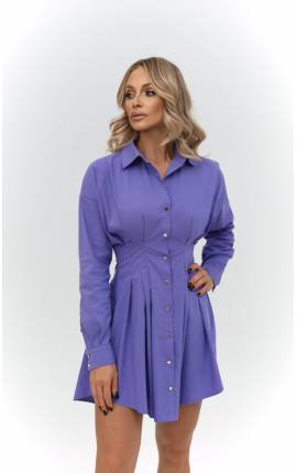 Платье-рубашка Джаспер фиолетовый, Размер: 40 XS