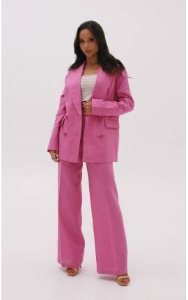 Костюм-двойка с брюками Нивель розовый , Размер: 40 XS