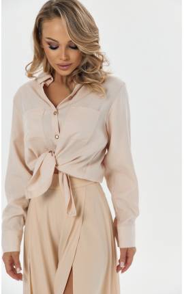 Блуза удлиненная Ренн персиковый, Размер: 40 XS