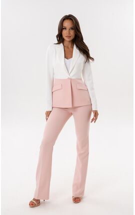 Костюм, пиджак + брюки "Парфе", зефирно-розовый, Размер: 44 M