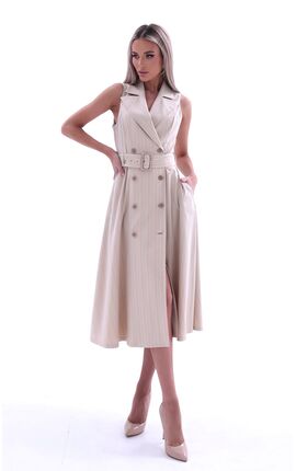 Платье миди в ретро стиле Герти кремовый, Размер: 46 L