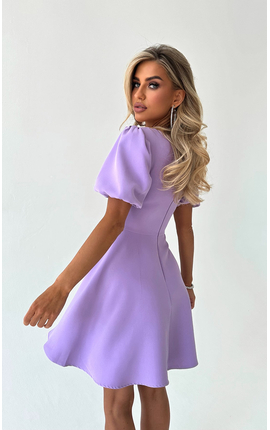 Платье мини в стиле ретро Лолита лаванда, Размер: 40 XS