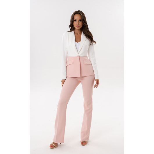 Костюм, пиджак + брюки "Парфе", зефирно-розовый, Размер: 46 L