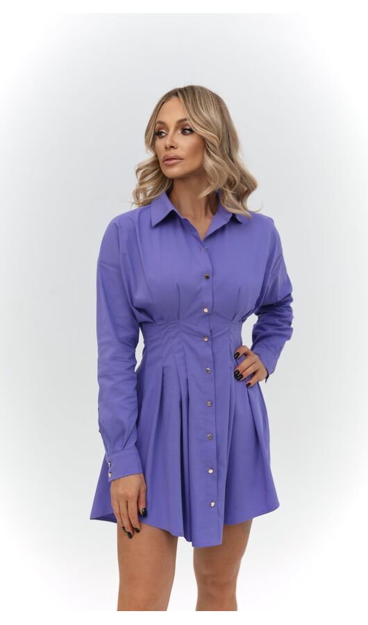 Платье-рубашка Джаспер фиолетовый, Размер: 46 L
